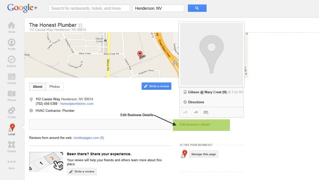 Google Maps Optimization - Duplicate - Edit Business Details