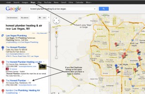 Google Maps Duplicate Listings